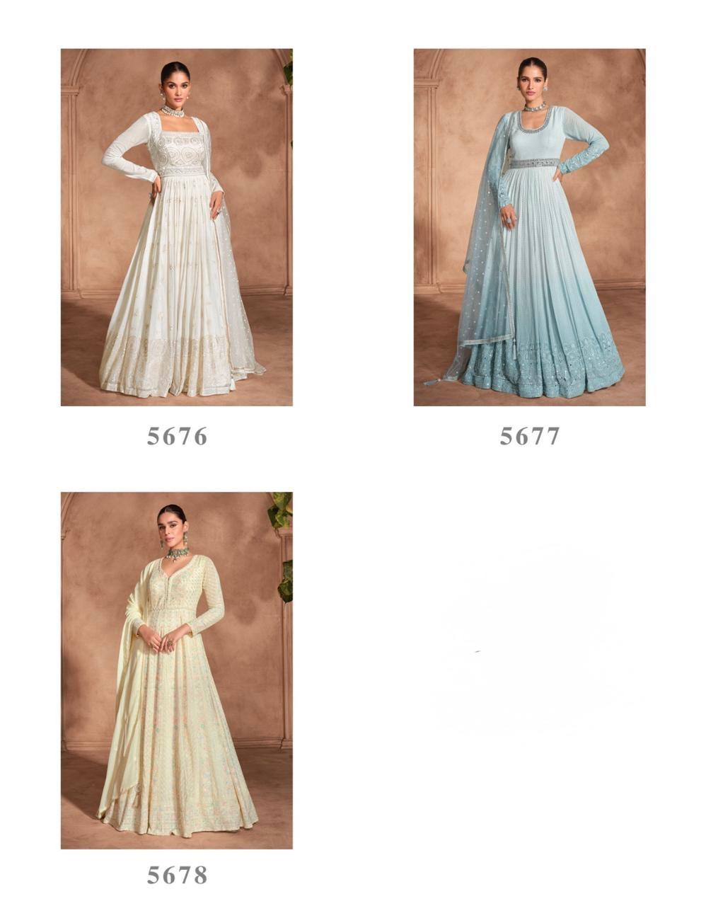 Izhaar Real Georgette / Real Chinon Silk Suit