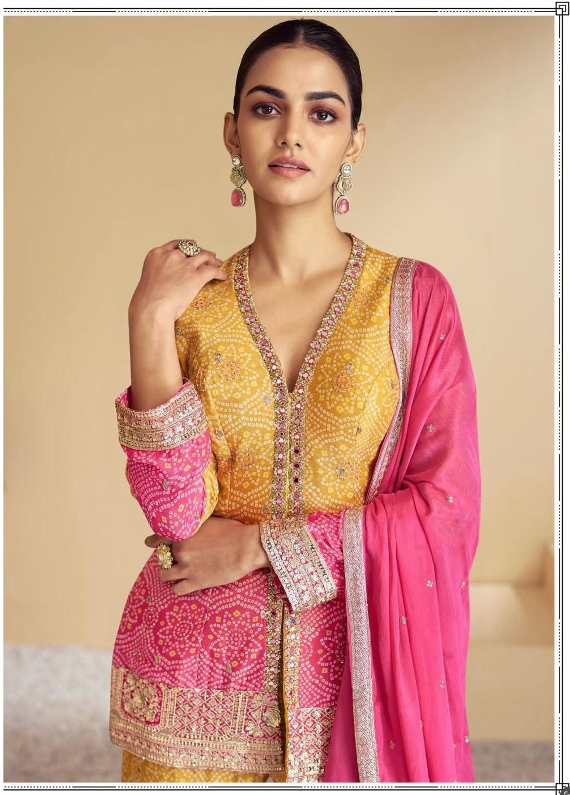 Rangeela By Gulzar Free Size (42") Readymade Suit