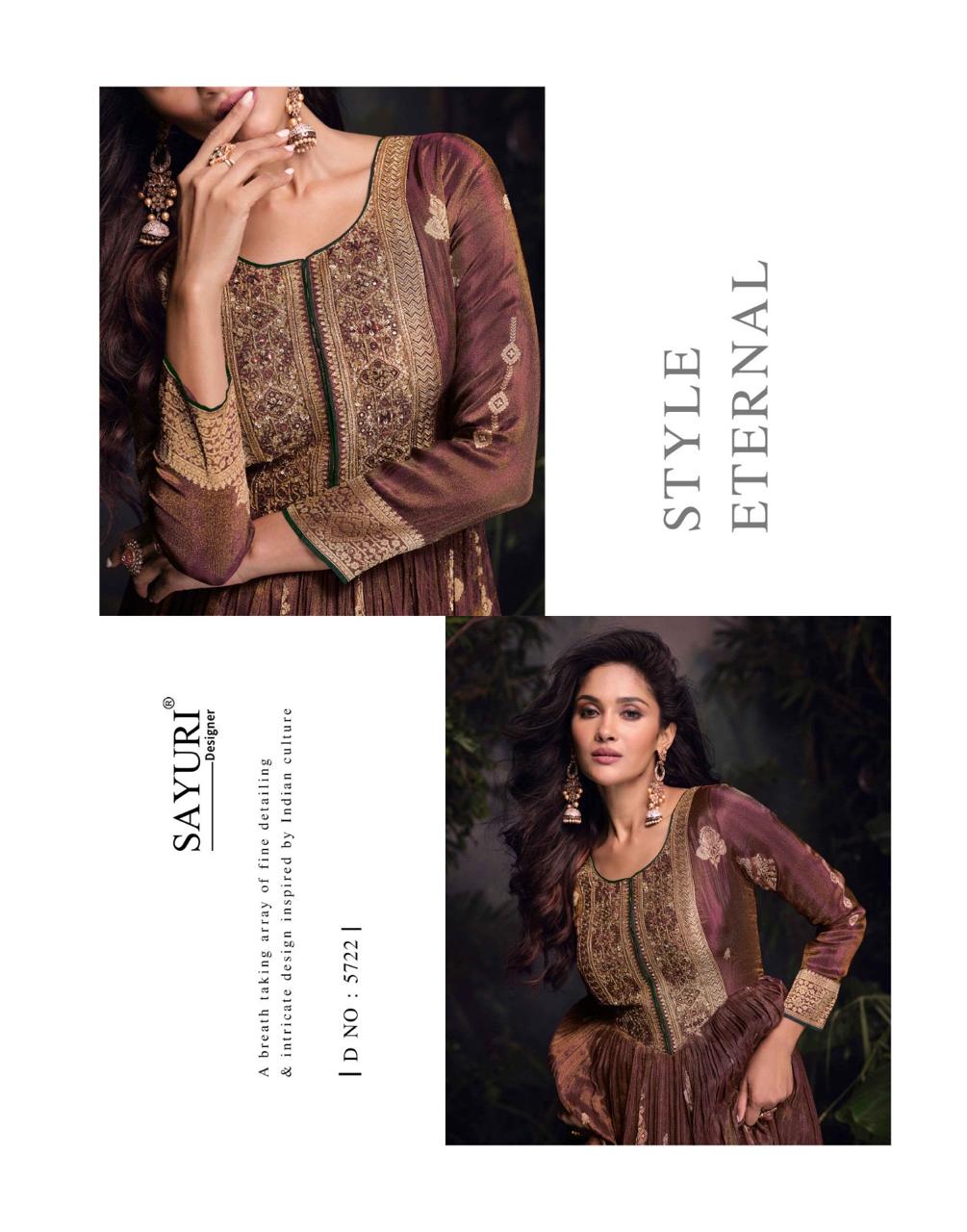 Lakshita Free Size Stitched Silk Suit Heavy Embroidered