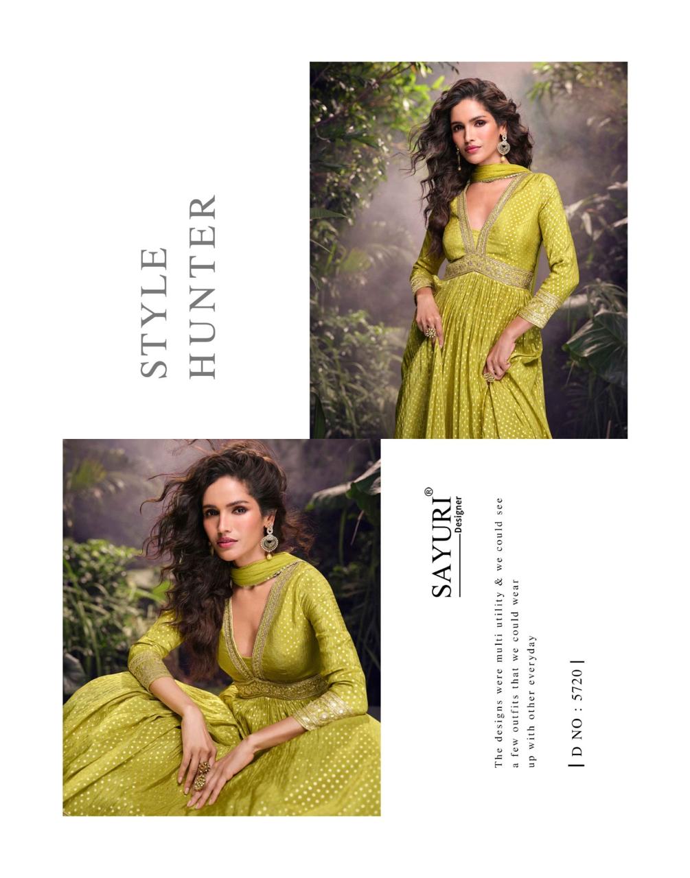 Lakshita Free Size Stitched Silk Suit Heavy Embroidered