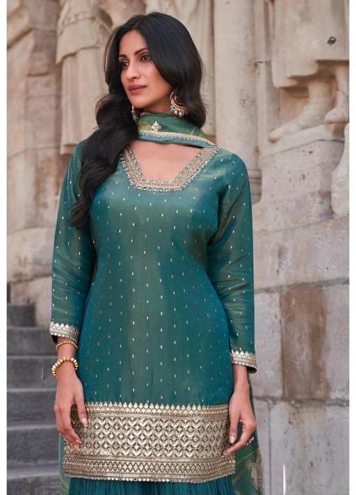 Sakhi NX Free Size Stitched 3 Piece Suit