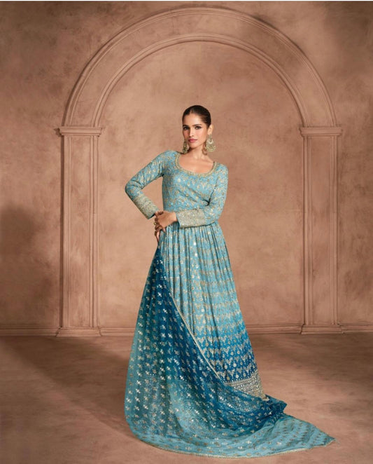 Aditi Freesize Stitched Suit by IUCCI Sayuri Designer